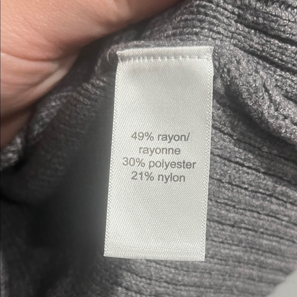 Maurices Gray Cable Knit Sweater Large - Picture 3 of 7